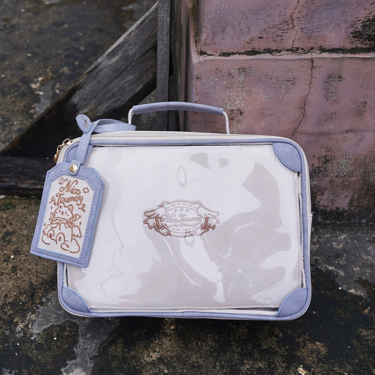 Vintage Window Travel Satchel product view 3