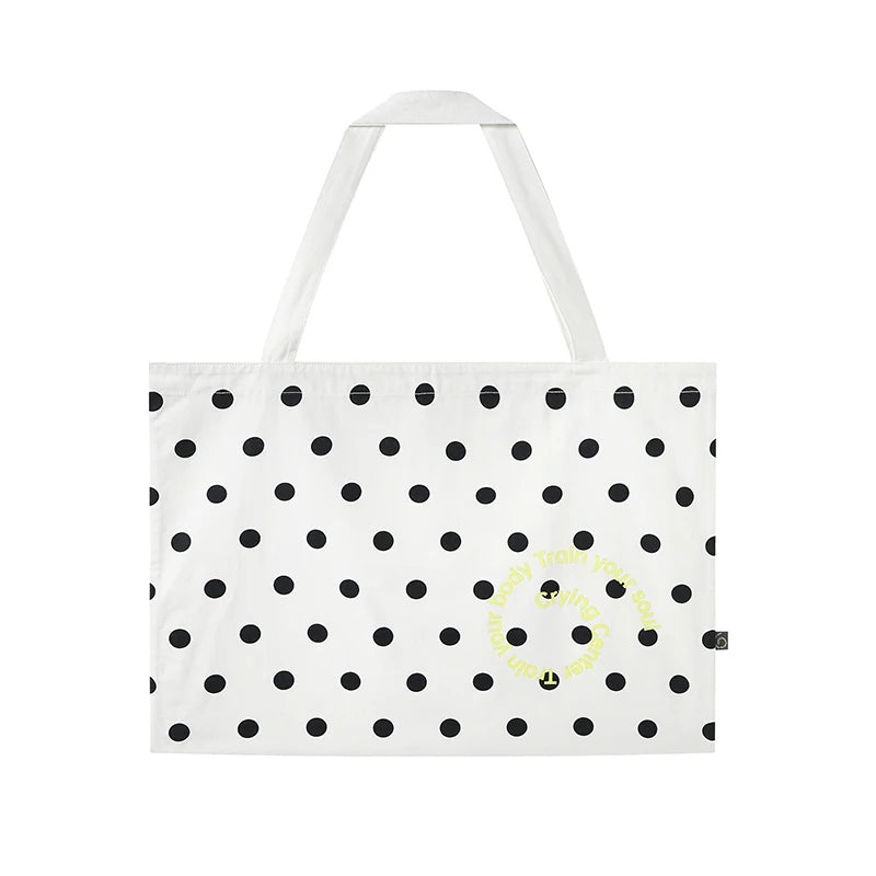 Polka Dot Graphic Canvas Tote product view 3