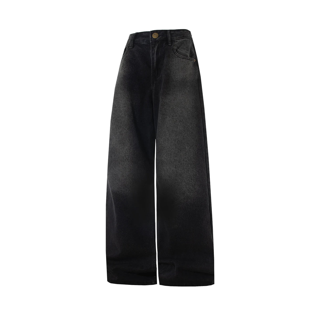 Washed Relaxed Straight-Leg Jeans product view 1