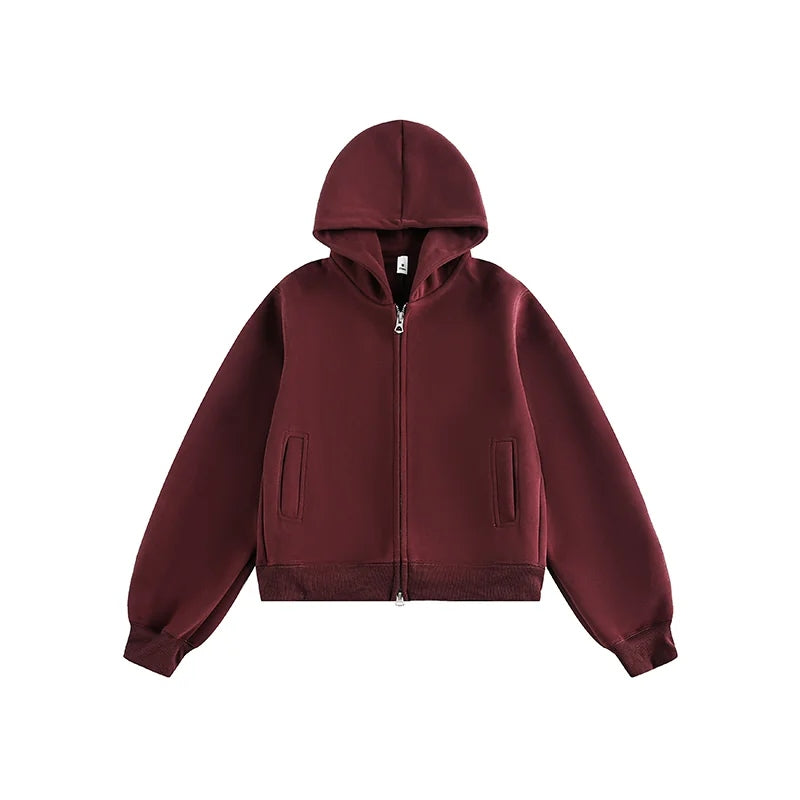 Minimal Relaxed Zip Hoodie product view 15