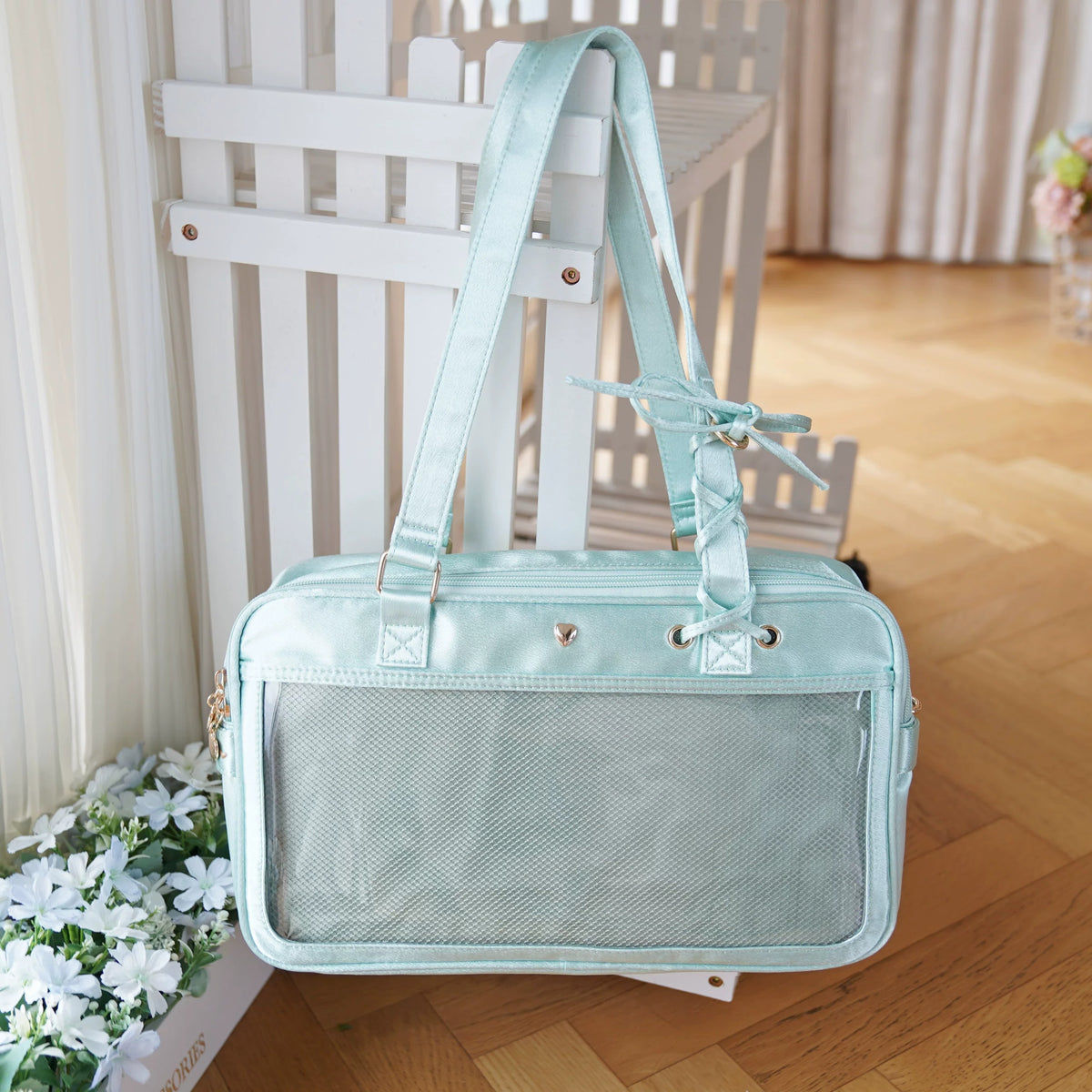 Double Sided Lace Up Display Tote product view 4