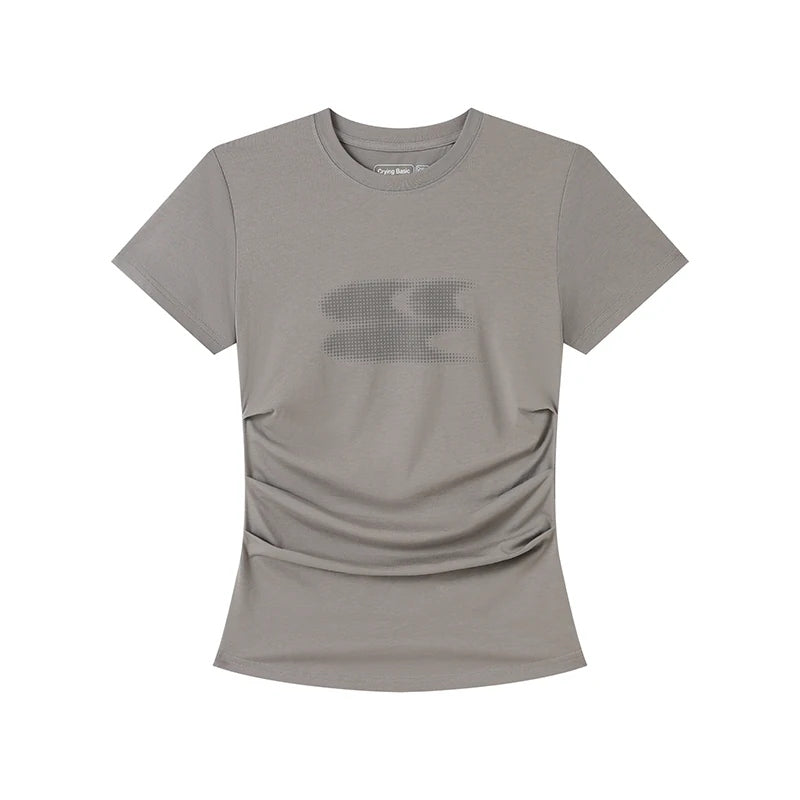 Ruched Waist Soft Stretch Tee product view 9