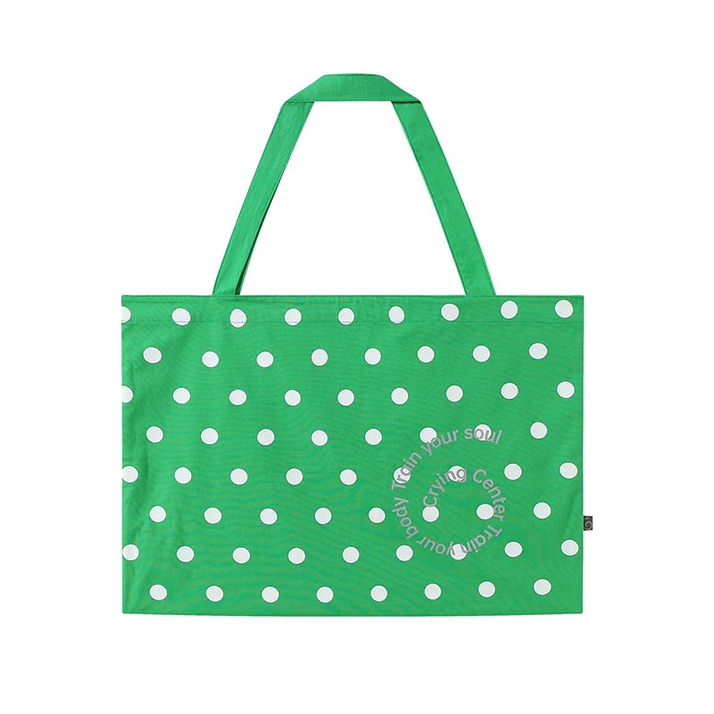 Polka Dot Graphic Canvas Tote product view 2