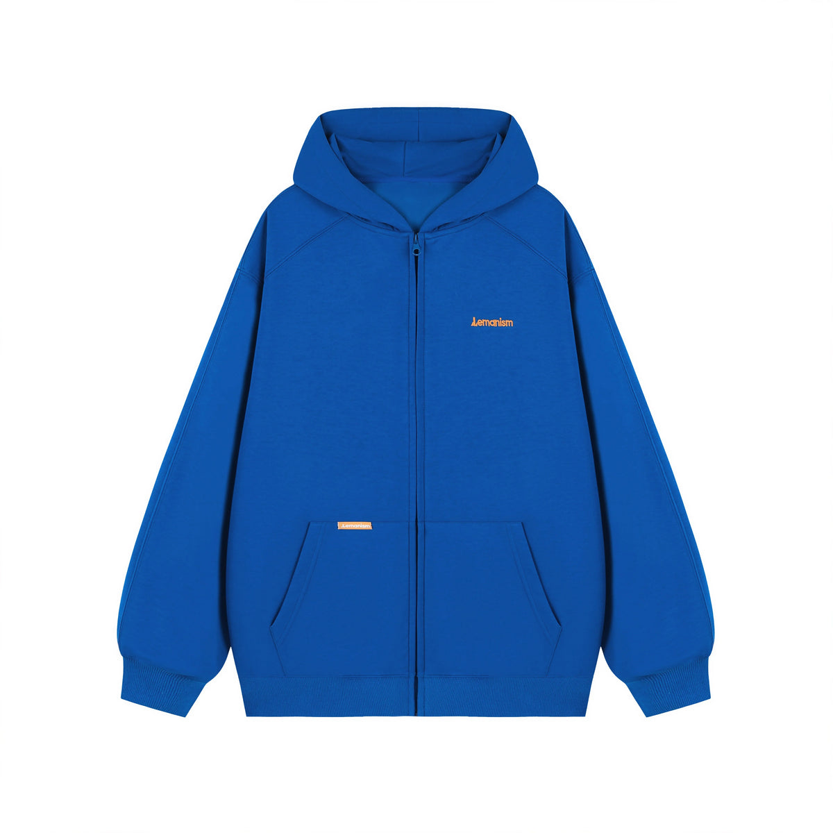 Embroidered Chest-Logo Zip Hoodie product view 12