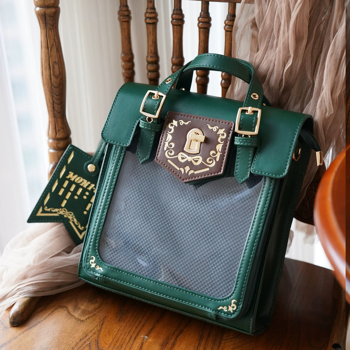 Lock Crest Convertible Display Backpack product view 3