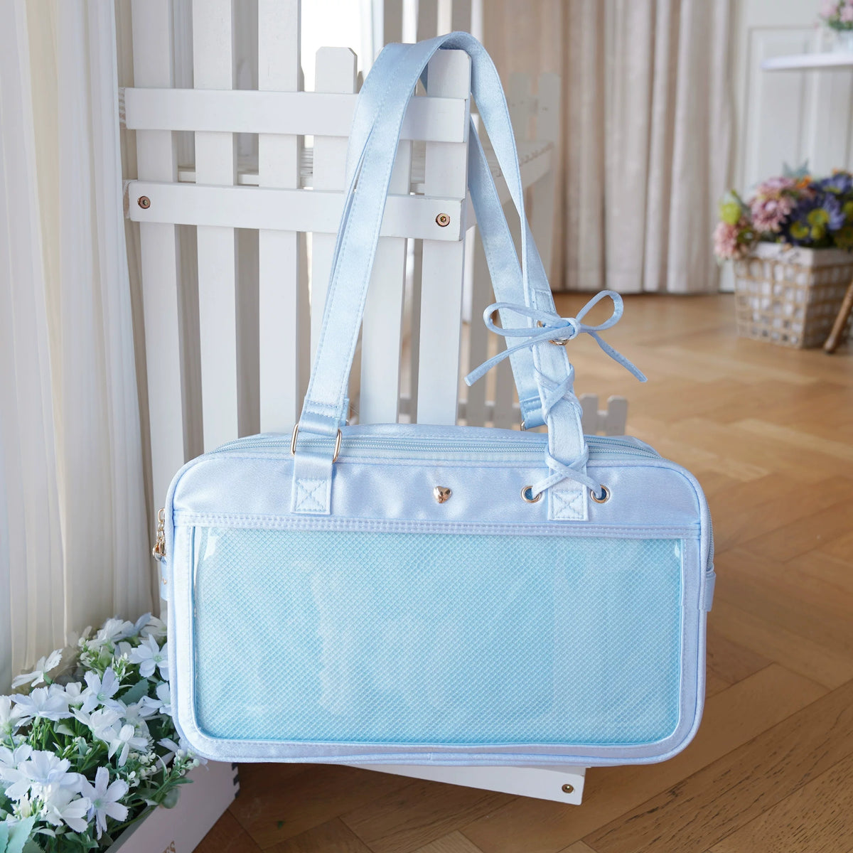 Double Sided Lace Up Display Tote product view 5