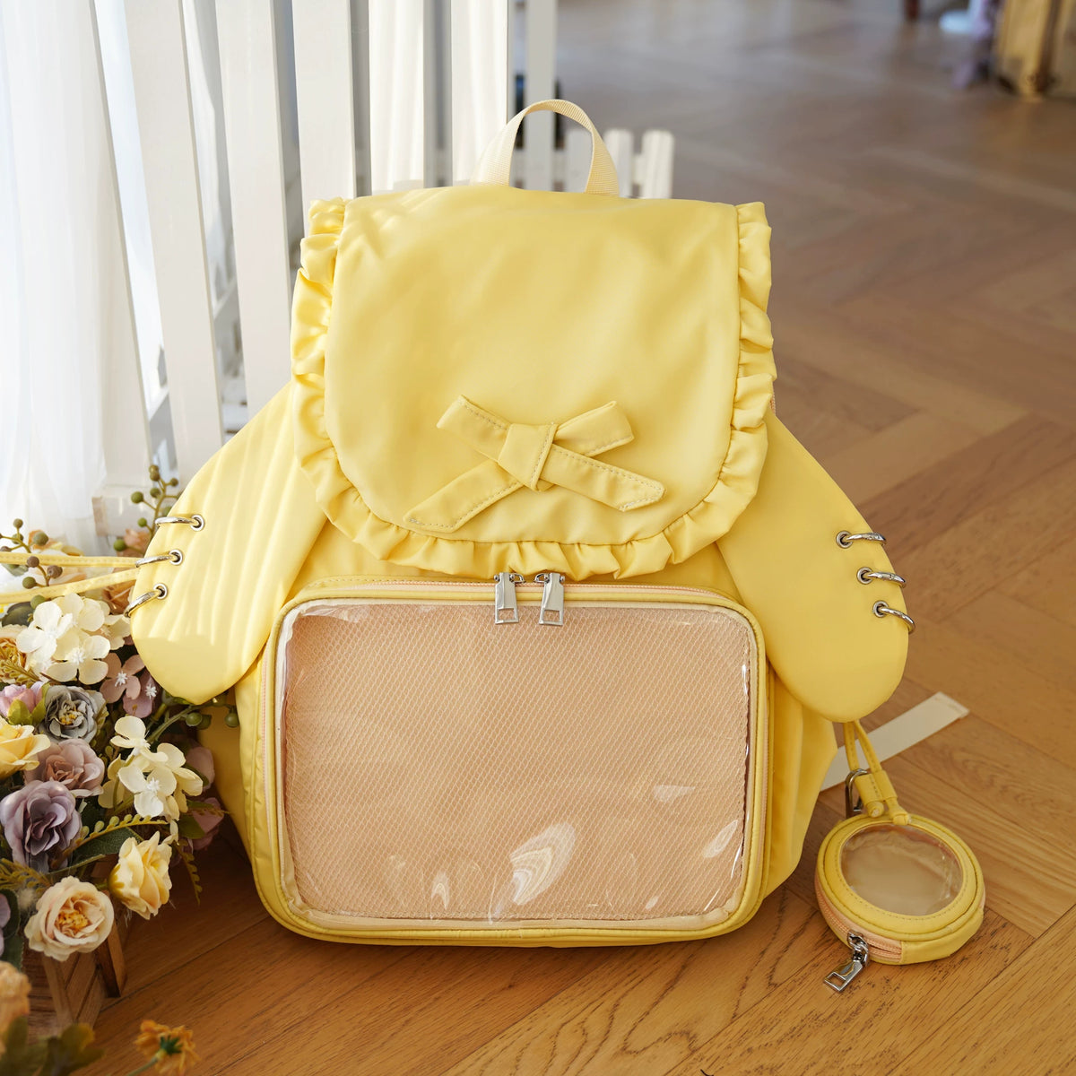 Ruffle Rabbit Ear Display Backpack product view 10