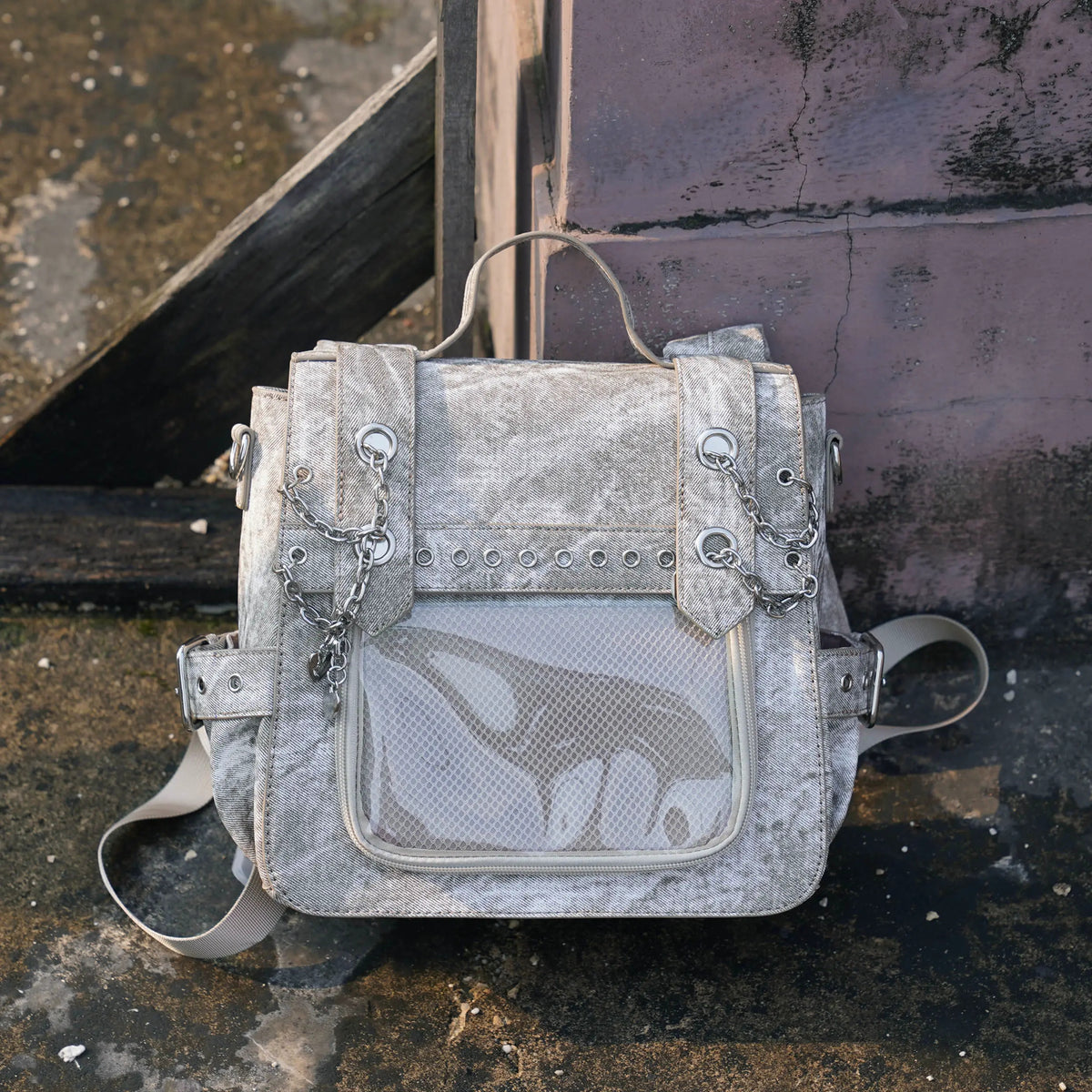 Chain Trim Mini Display Backpack product view 1