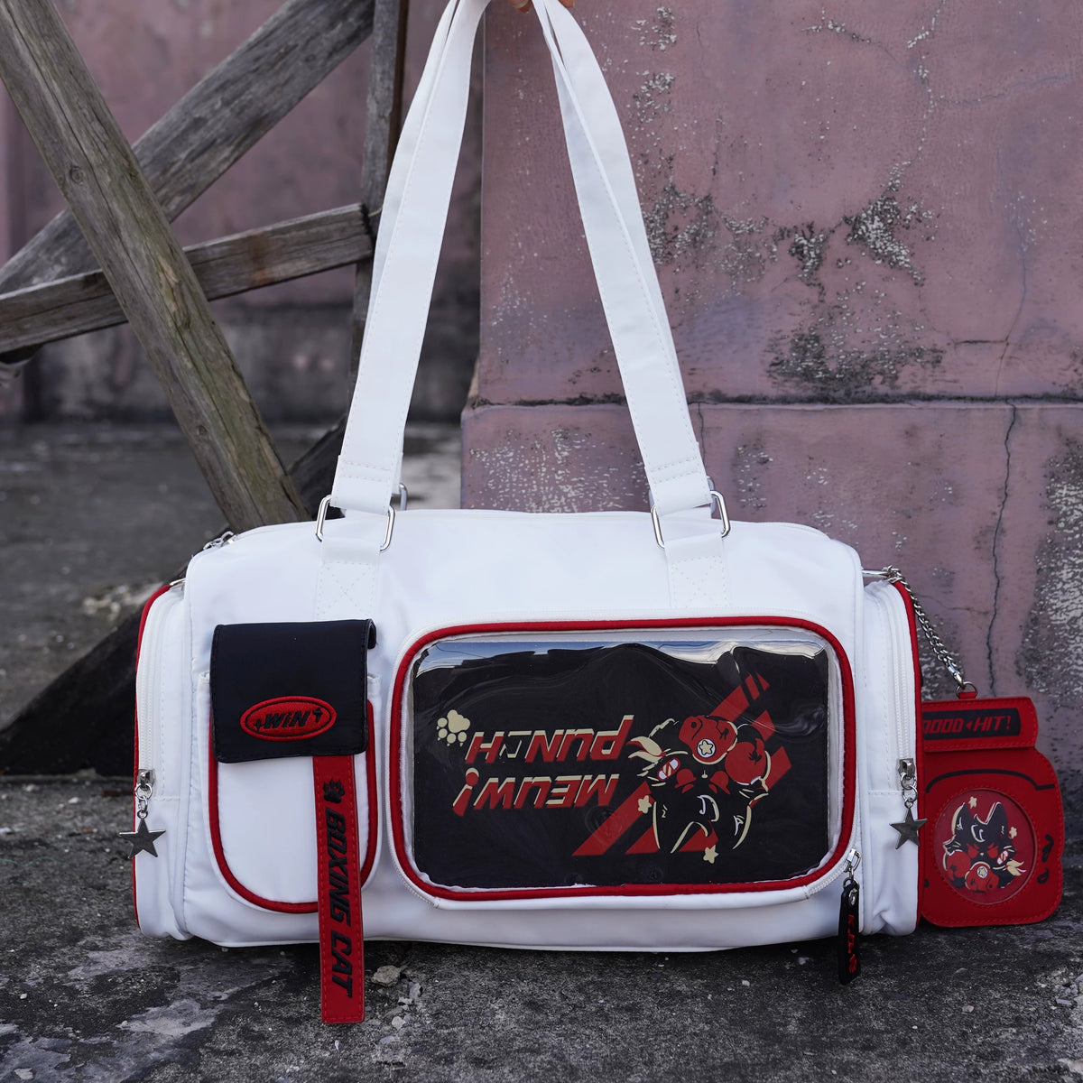 Cat Graphic Pocket Display Tote product view 9
