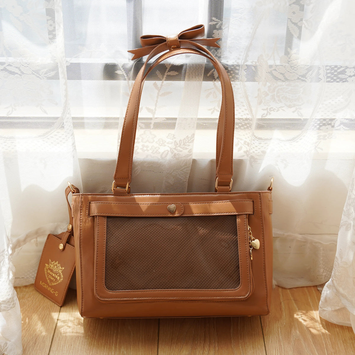 Double Sided Bow Display Satchel product view 8