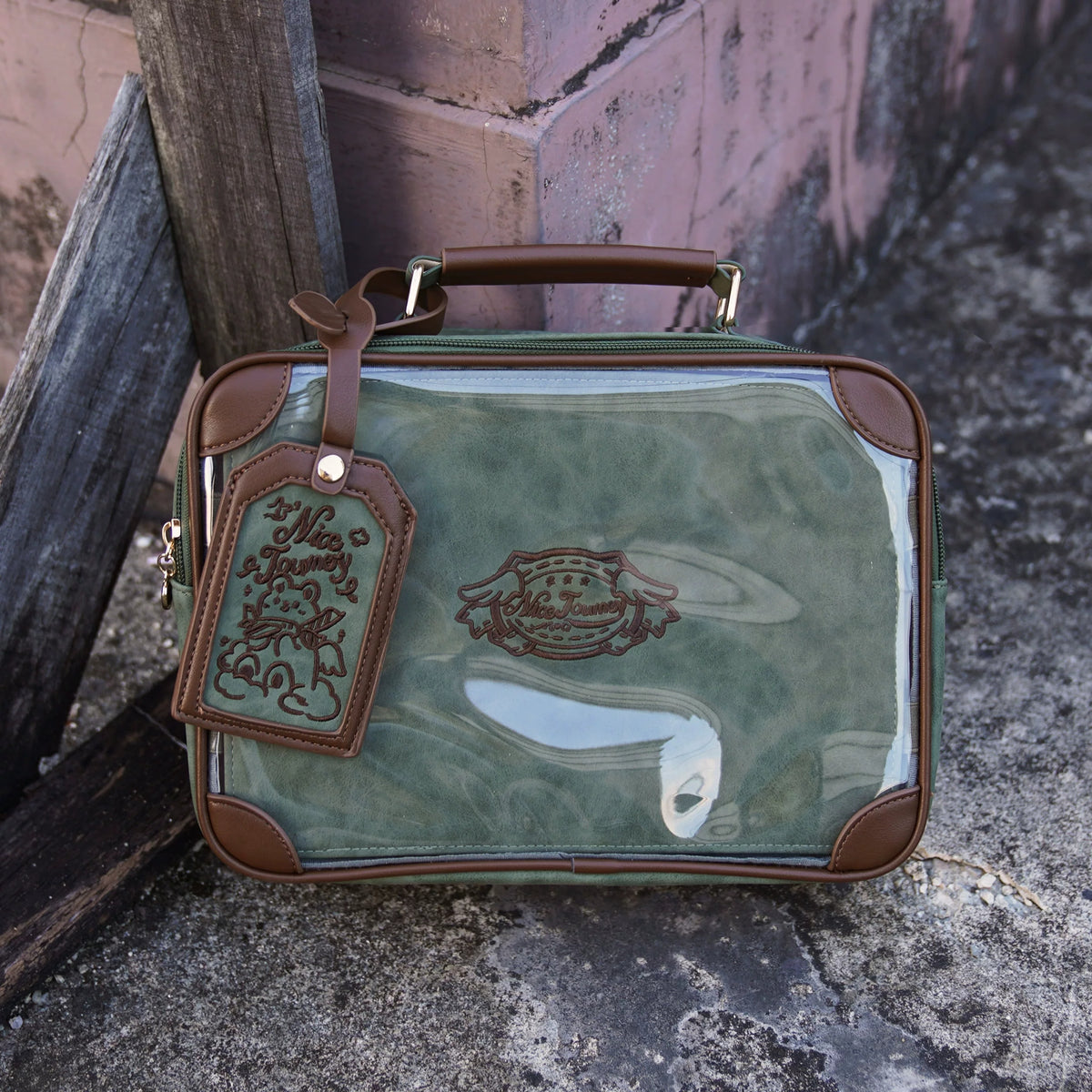 Vintage Window Travel Satchel product view 13