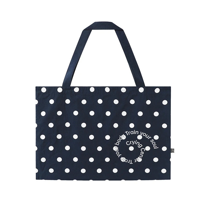 Polka Dot Graphic Canvas Tote product view 4