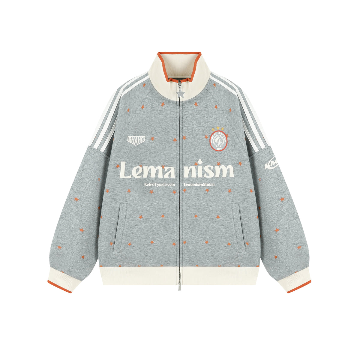 Star-Crest Striped Track Jacket product view 5