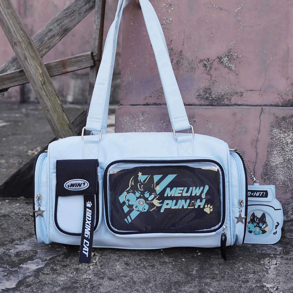 Cat Graphic Pocket Display Tote product view 3