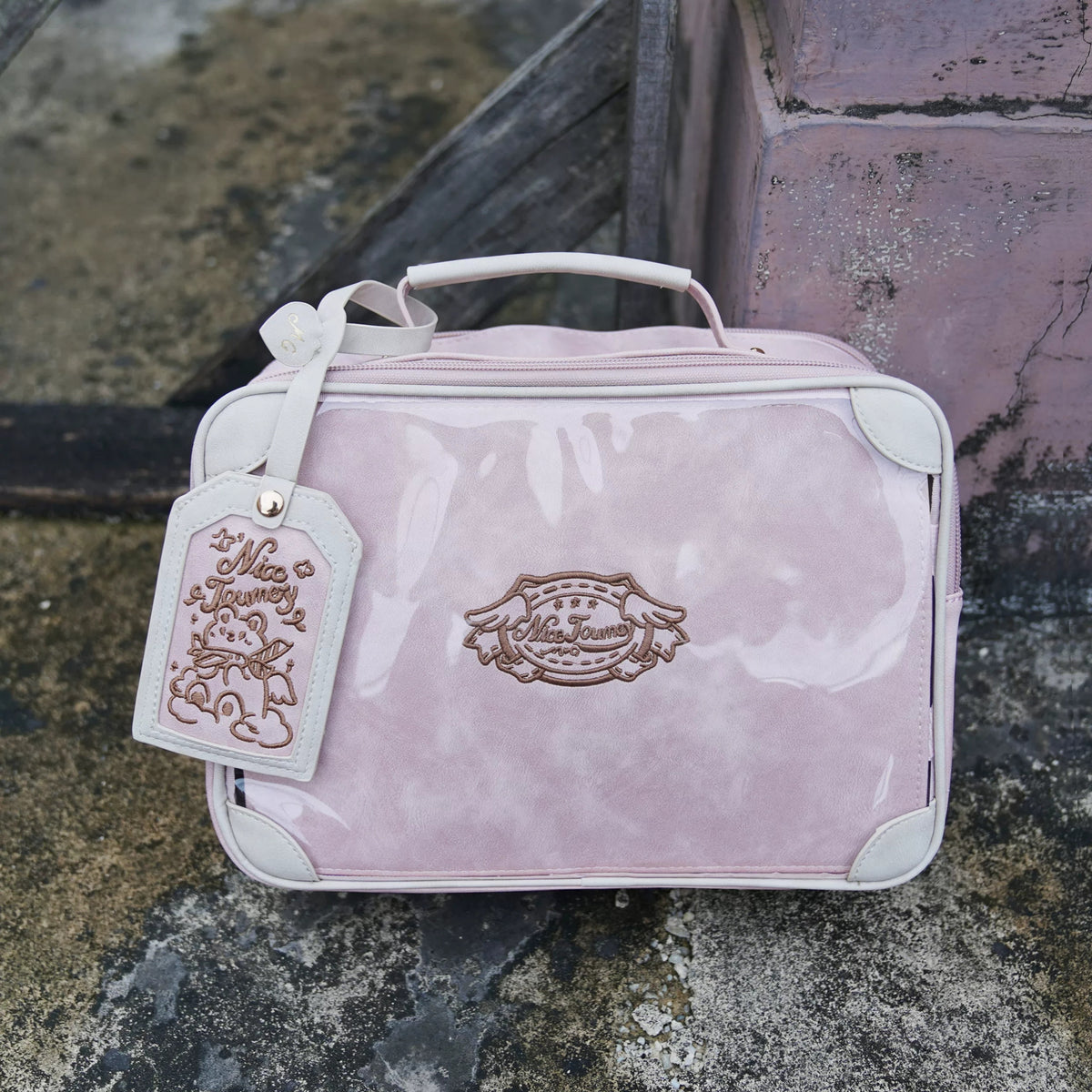 Vintage Window Travel Satchel product view 8