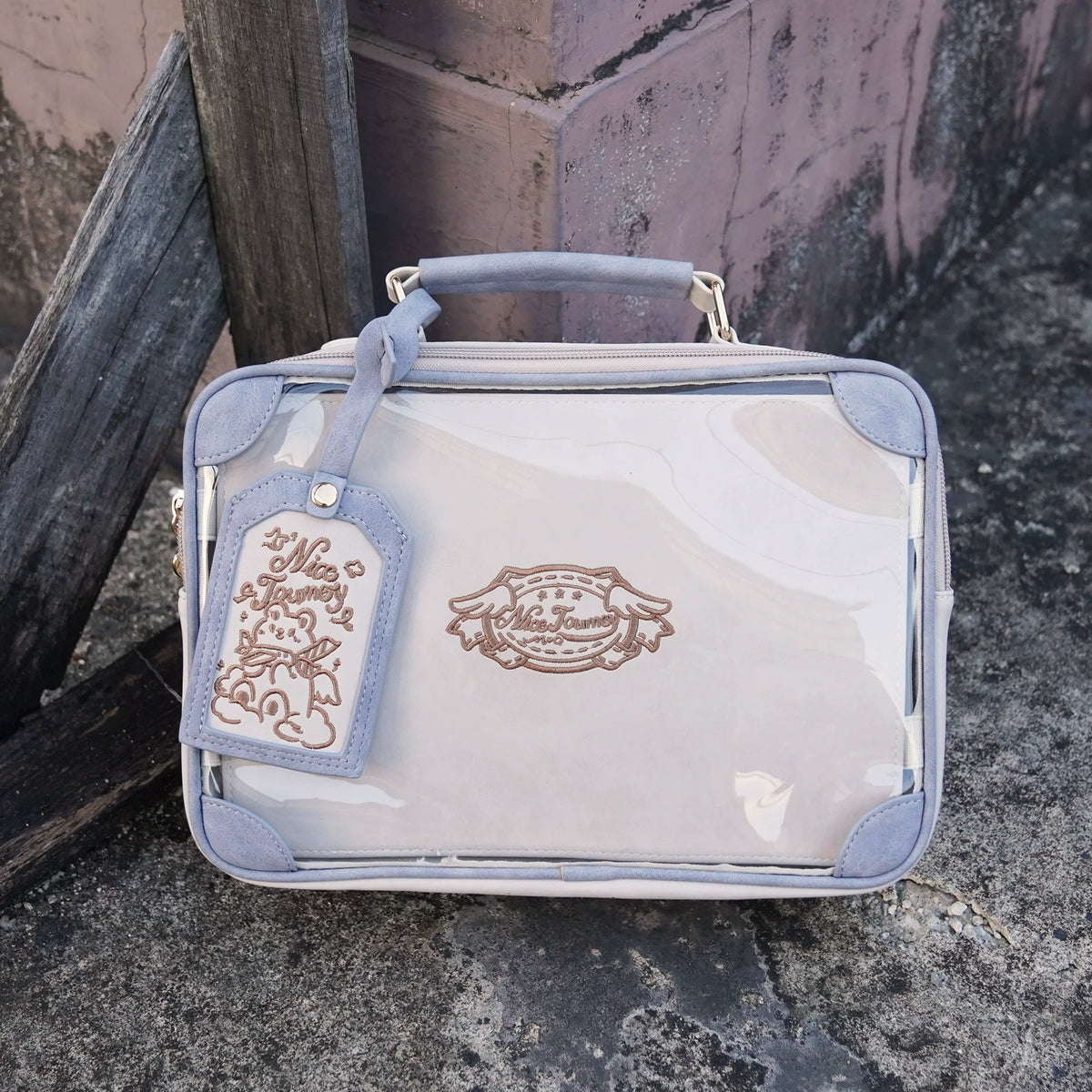Vintage Window Travel Satchel product view 12