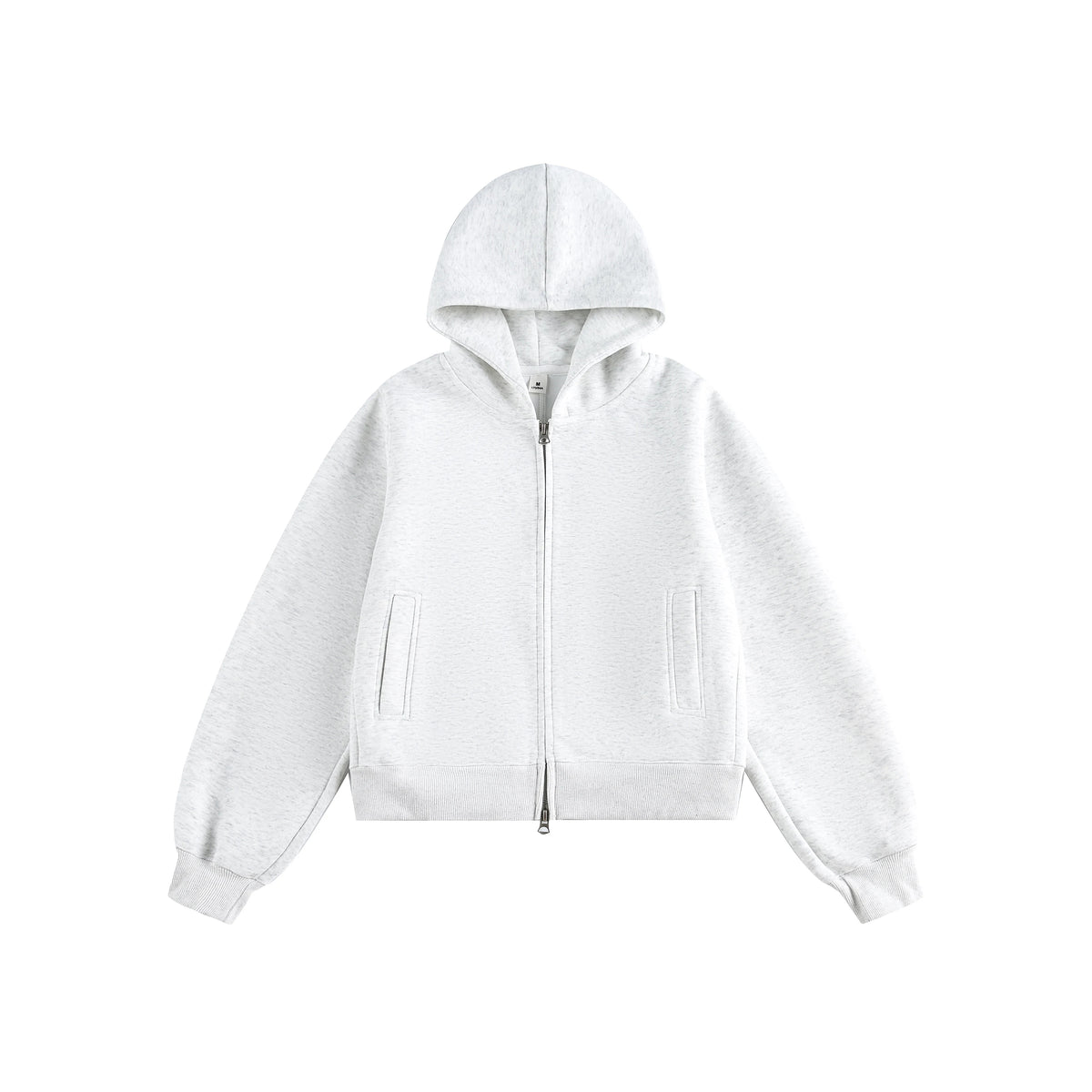 Minimal Relaxed Zip Hoodie product view 14
