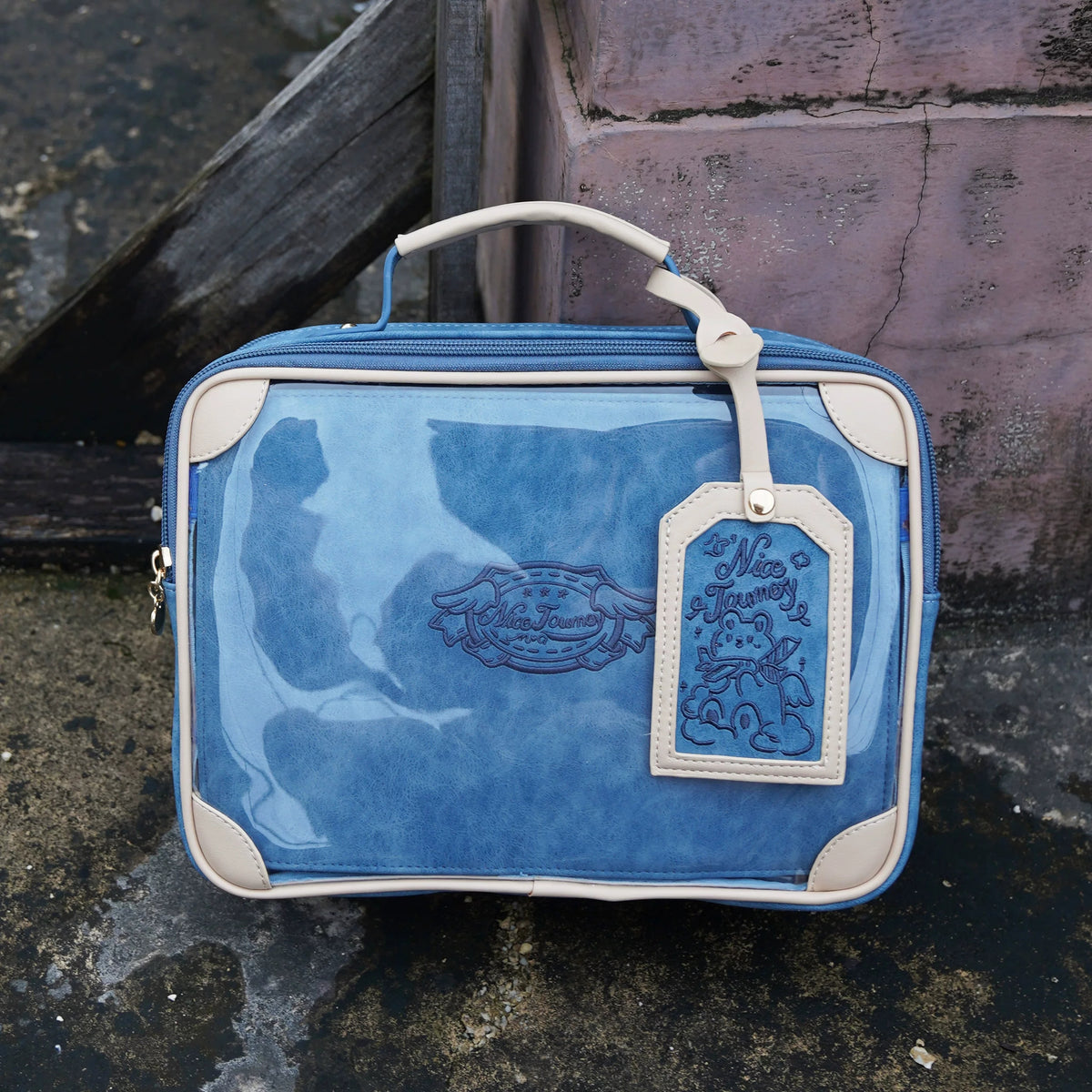 Vintage Window Travel Satchel product view 5
