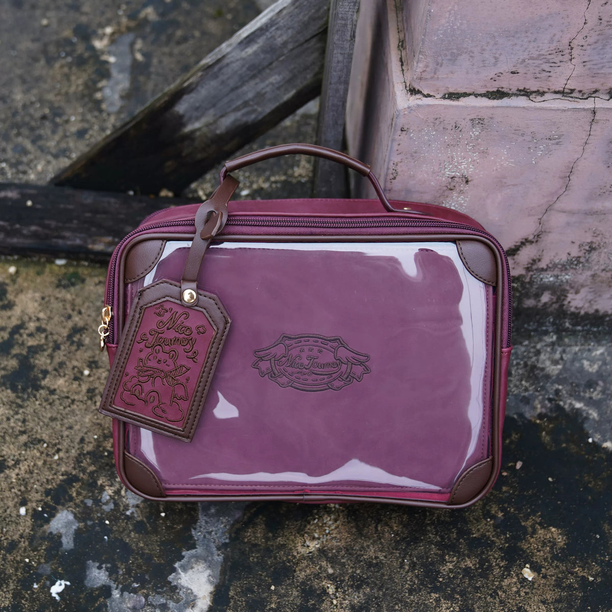 Vintage Window Travel Satchel product view 6