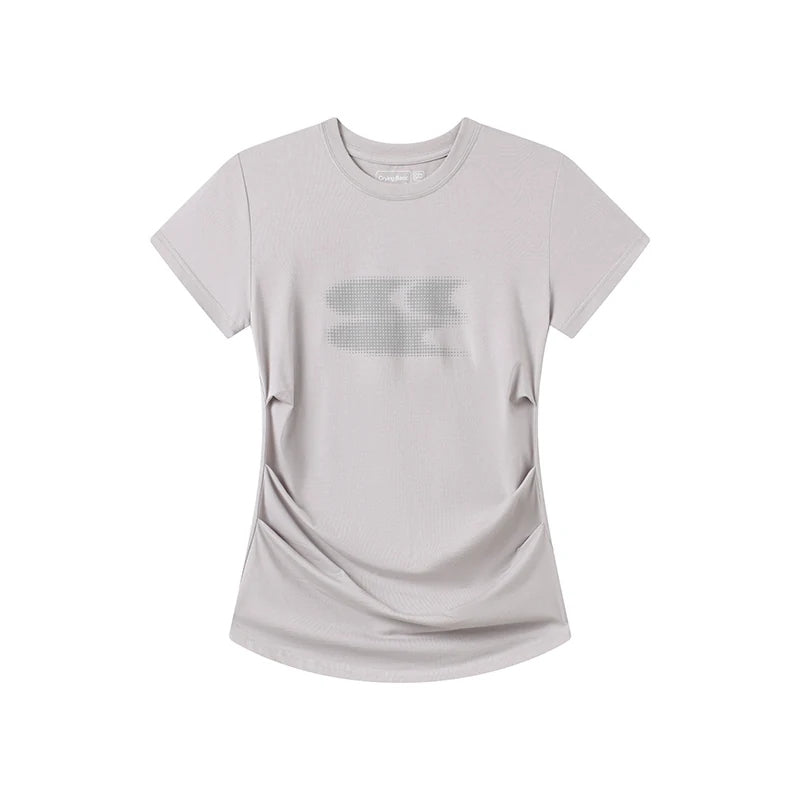 Ruched Waist Soft Stretch Tee product view 6