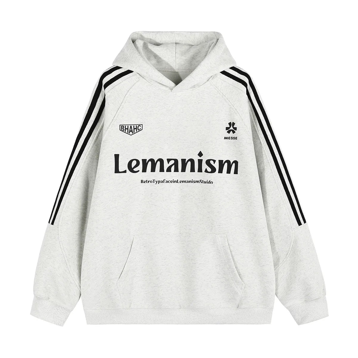 Graphic Triple-Stripe Pullover Hoodie product view 4