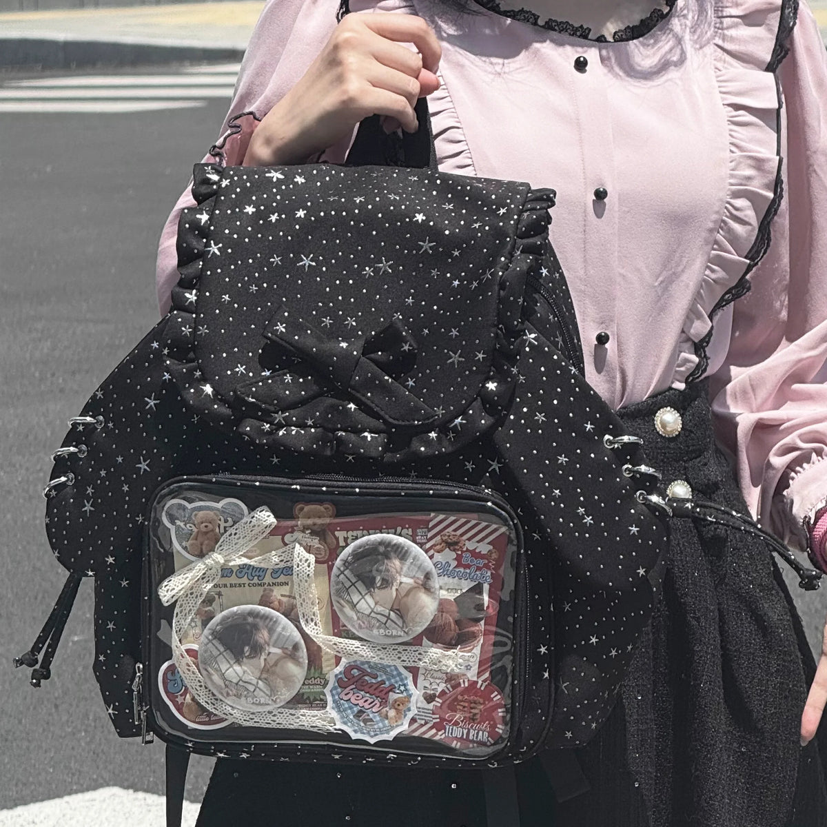 Ruffle Rabbit Ear Display Backpack product view 15