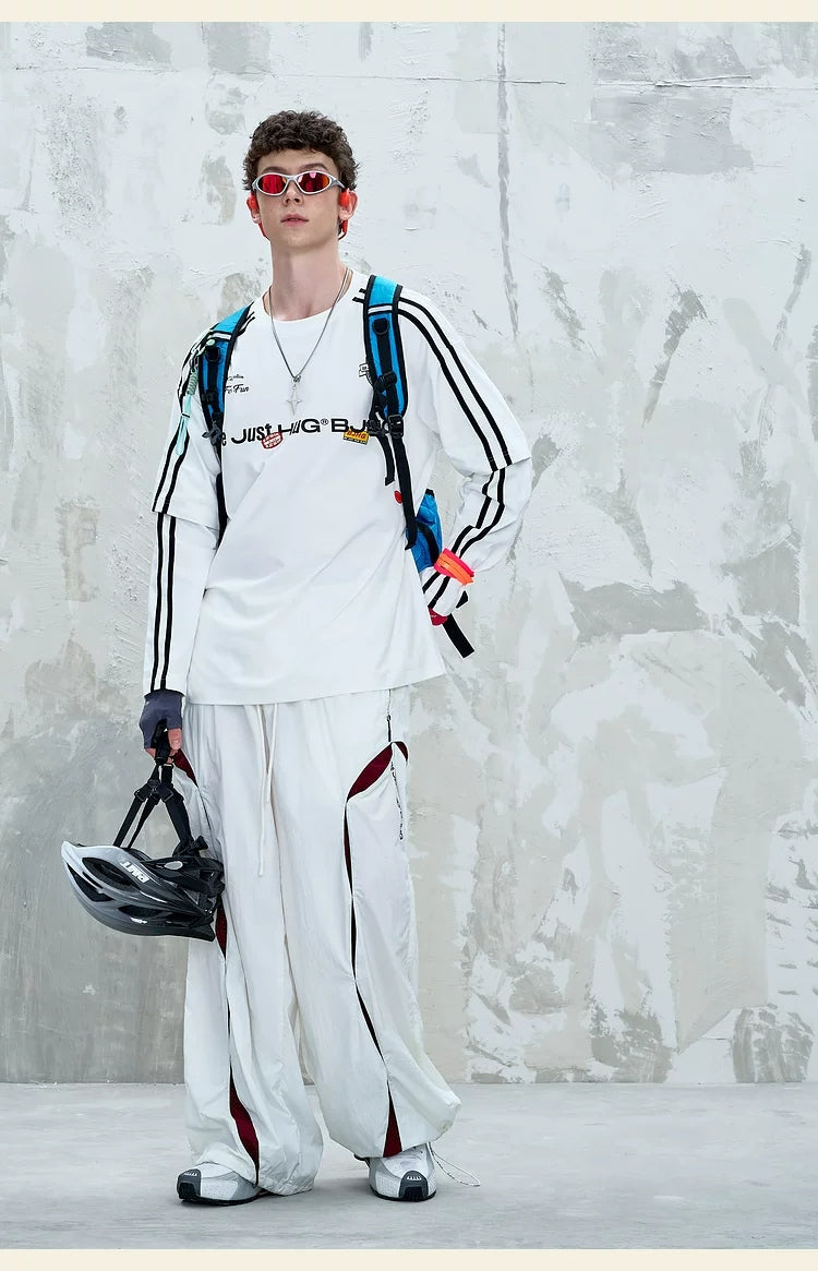 Retro Triple-Stripe Long-Sleeve Jersey product view 4