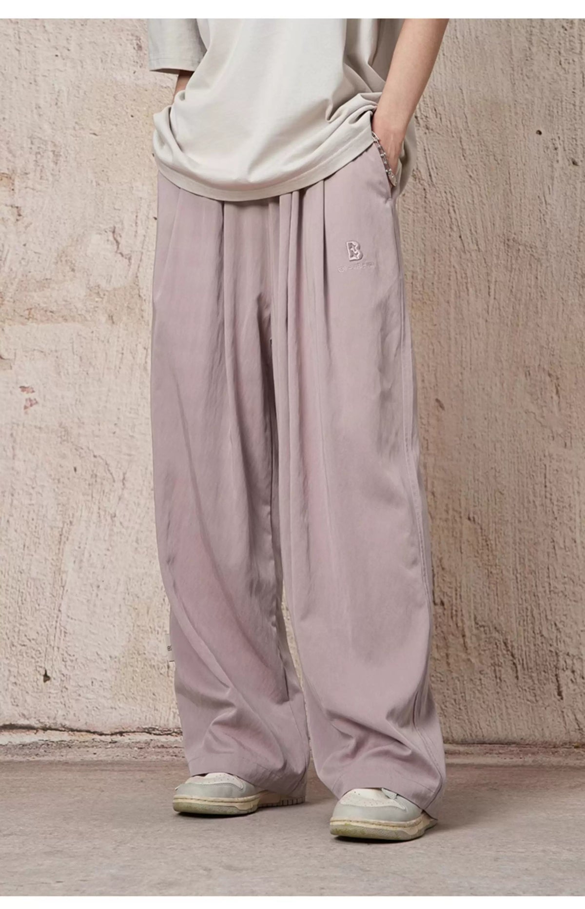 Fluid Wide-Leg Drawstring Pants product view 7