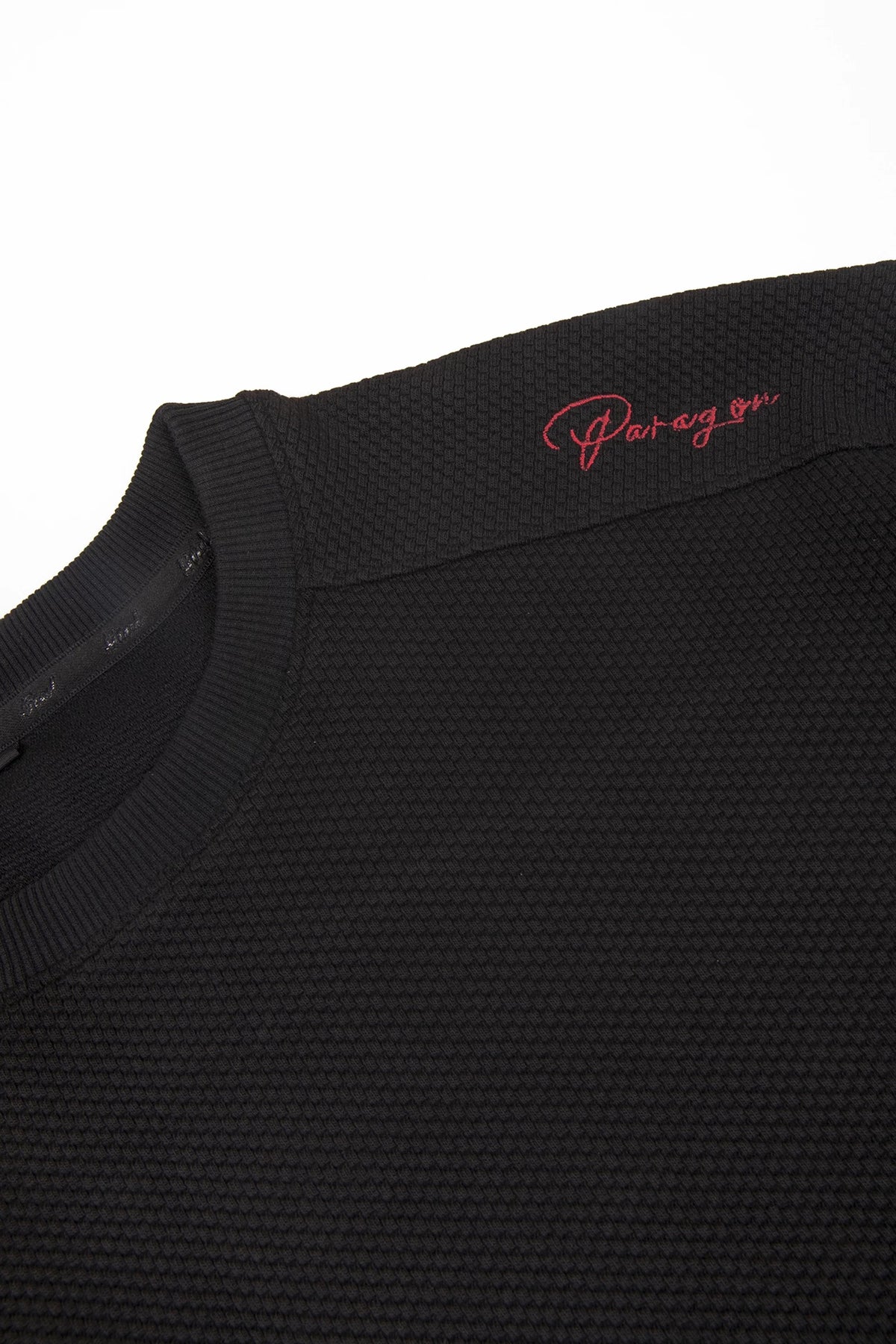 Honeycomb Shoulder-Embroidered Long-Sleeve Top product view 4