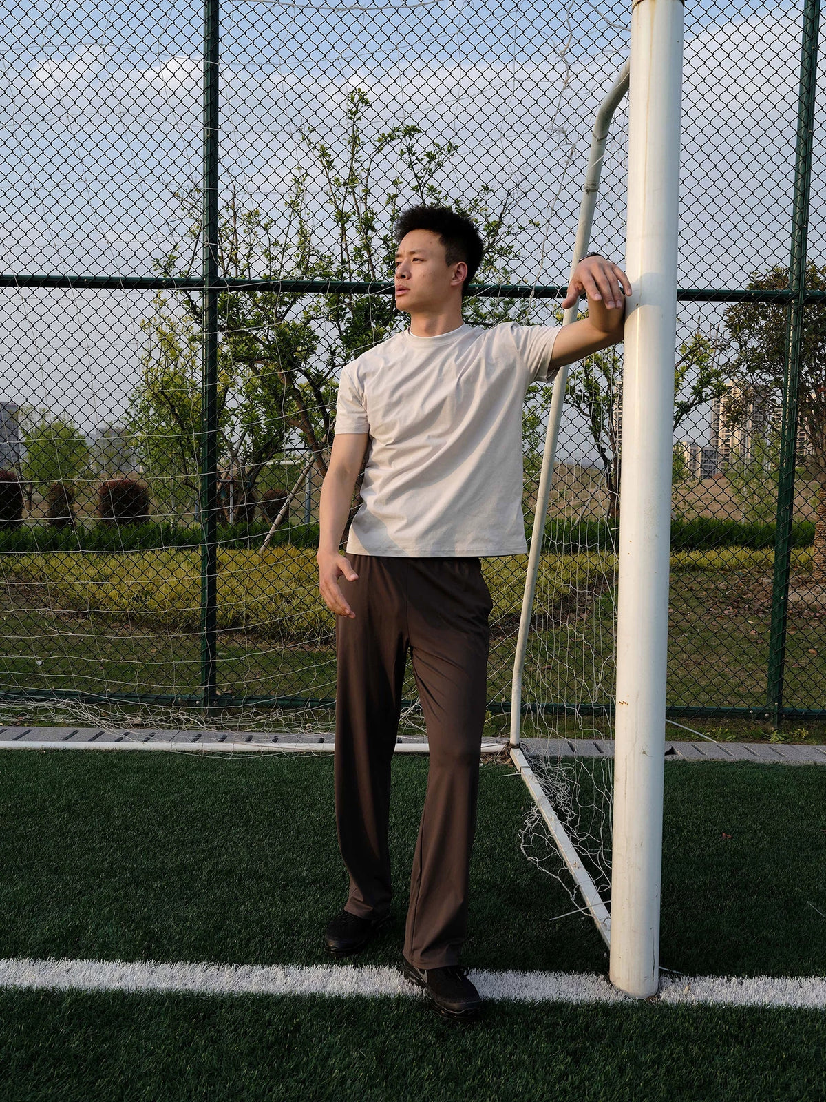 Panel-Seam Crewneck Training Tee product view 4