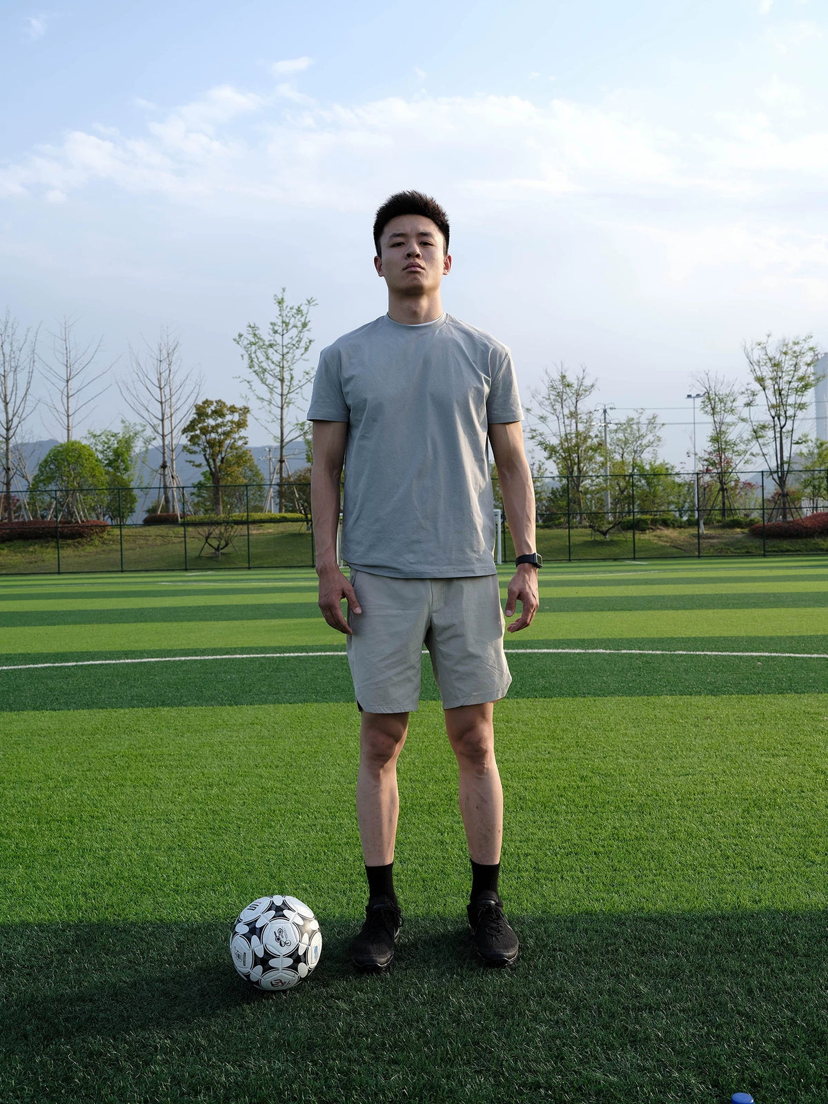Panel-Seam Crewneck Training Tee product view 5