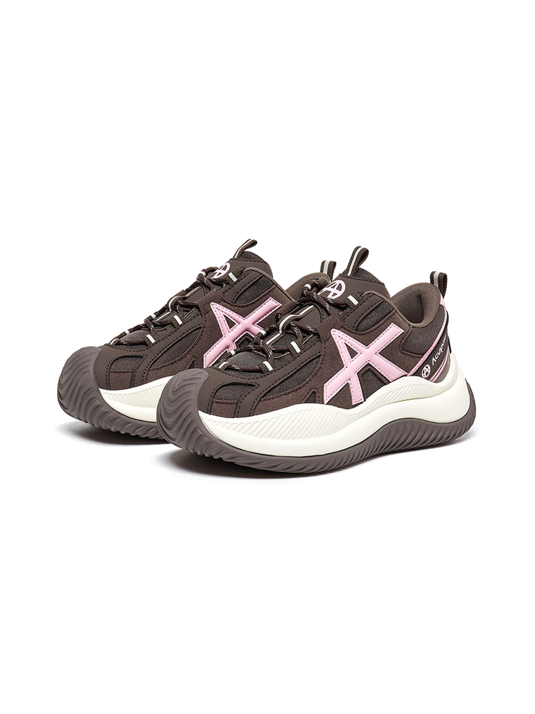 Star-Lace Wave-Sole Chunky Sneakers - View 24