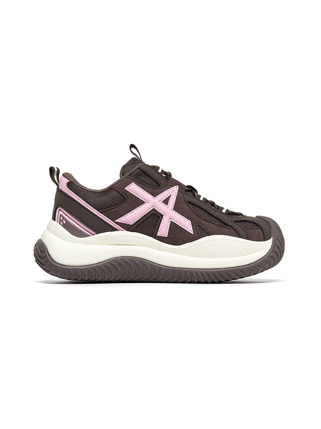 Star-Lace Wave-Sole Chunky Sneakers - View 28