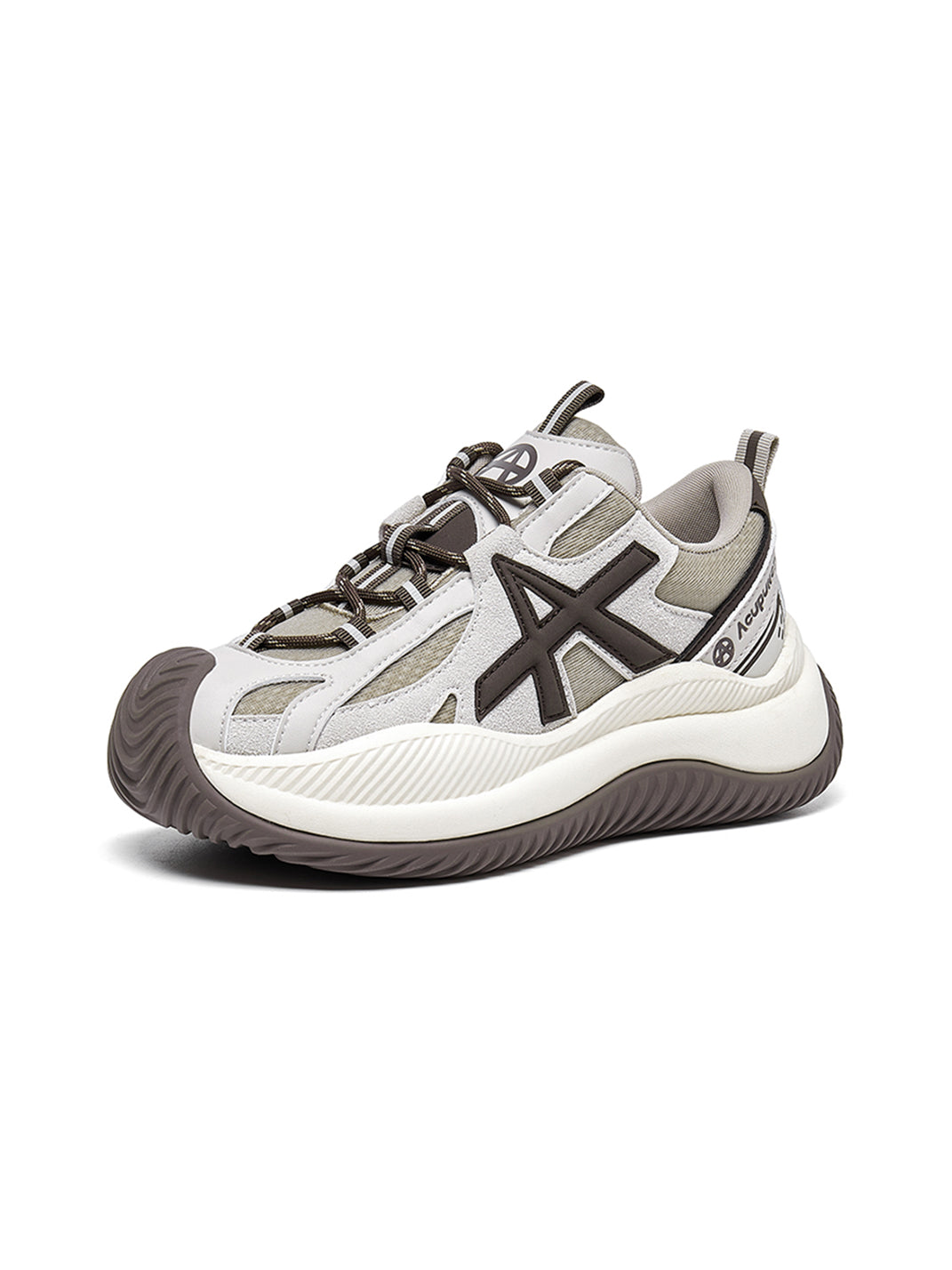 Star-Lace Wave-Sole Chunky Sneakers - View 41