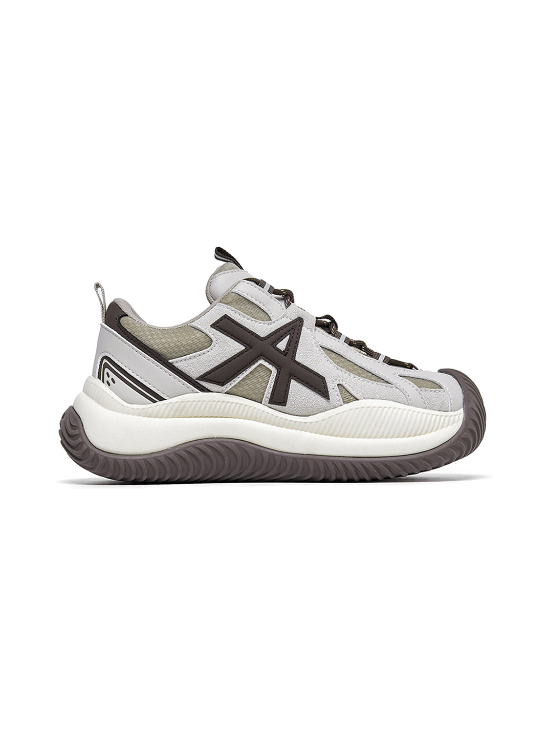 Star-Lace Wave-Sole Chunky Sneakers - View 42