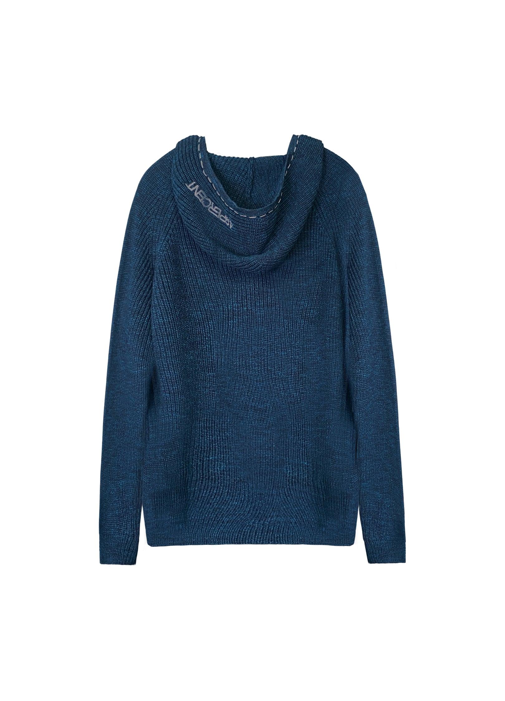 Elegant Knit Hooded Cardigan - chiclara