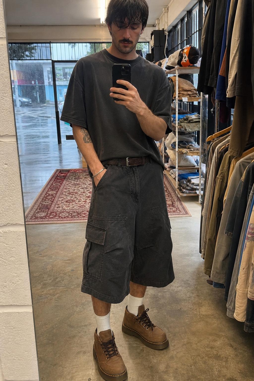 Stonefield Drop Cargo Shorts UGC showcase 3