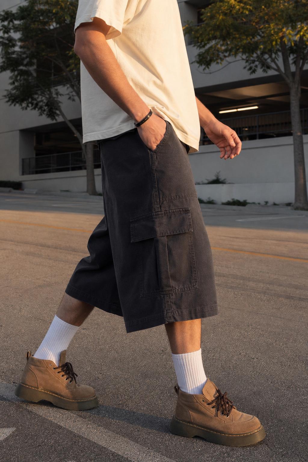 Stonefield Drop Cargo Shorts UGC showcase 4