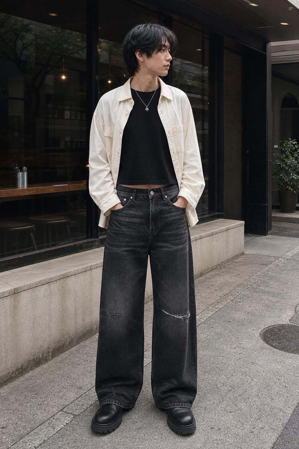Storm Fade Straight-Leg Jeans UGC showcase 2