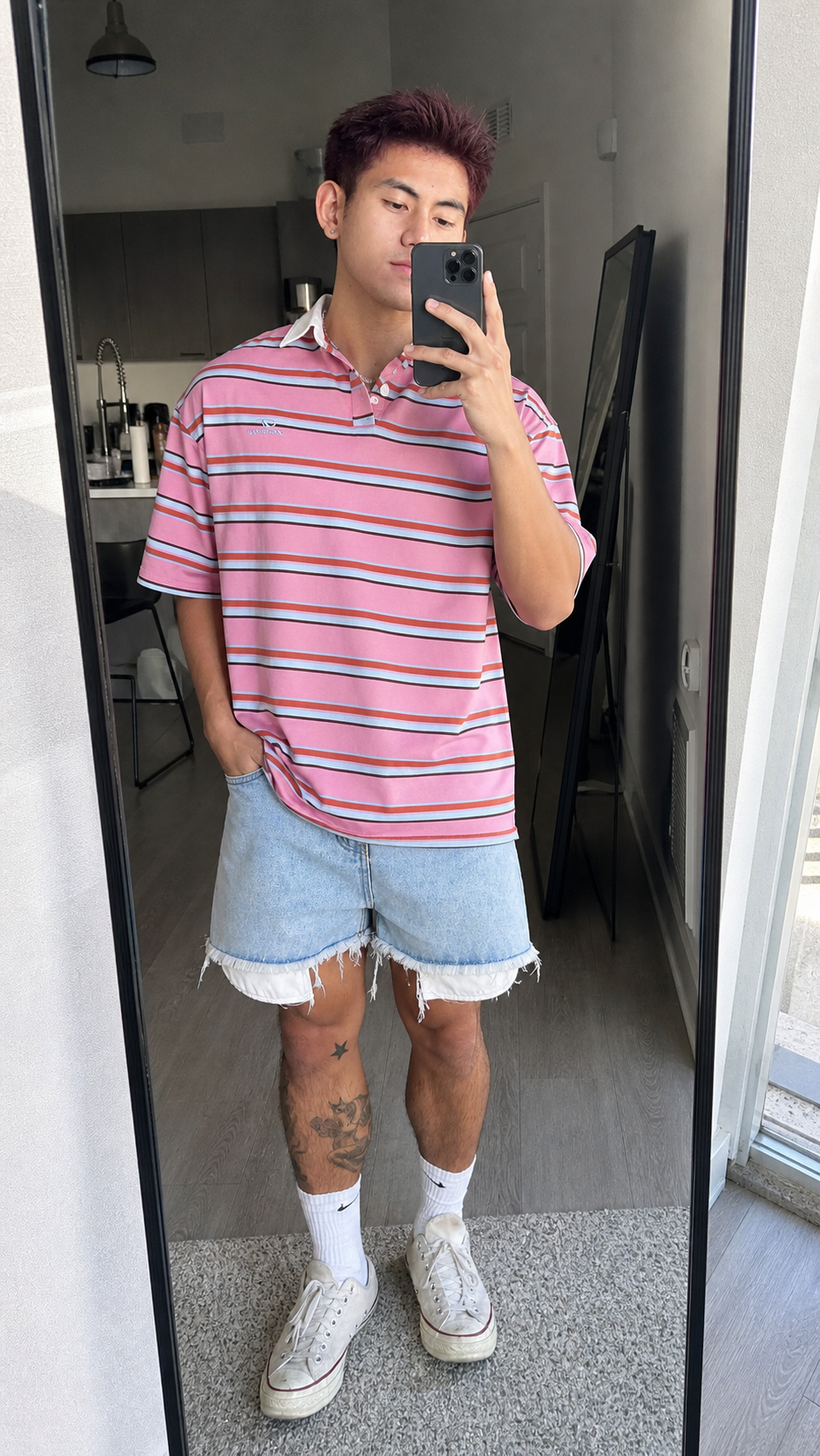 Sunset Boulevard Stripe Polo UGC showcase 2