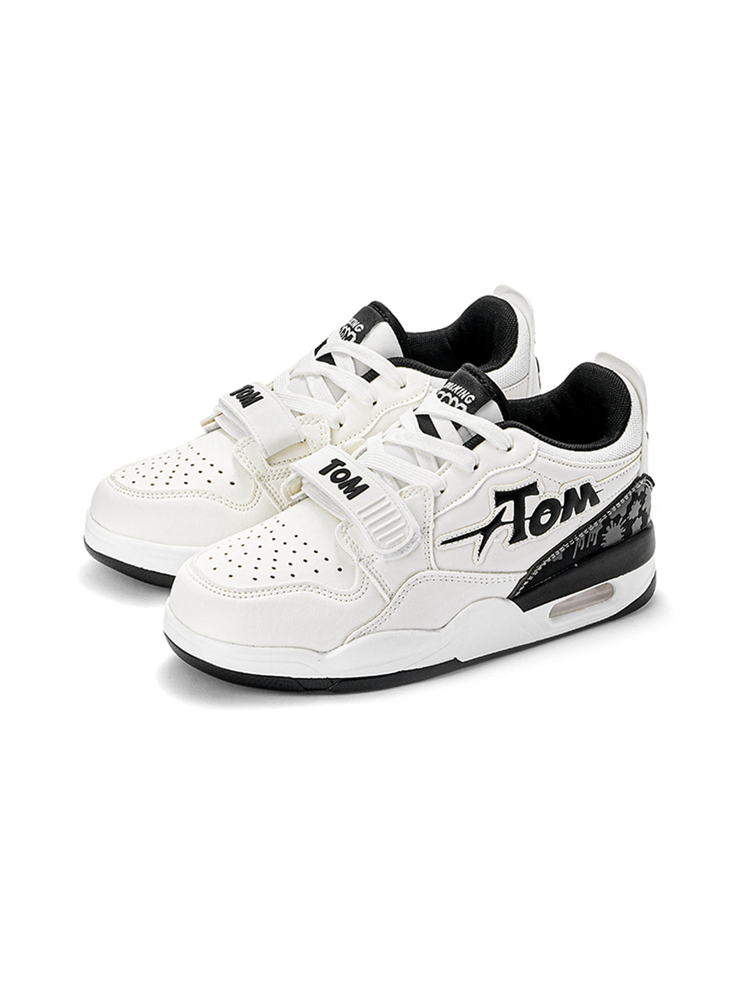 Colorblock Basketball-Inspired Court Sneakers - View 11