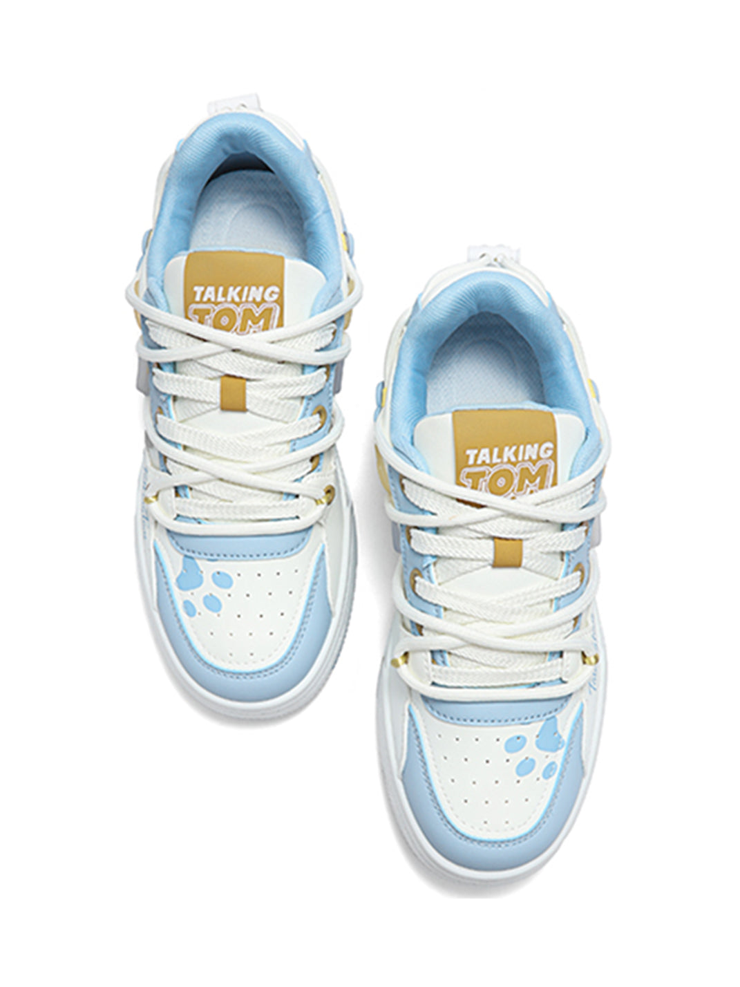 Paw-Panel Padded Low-Top Court Sneakers - View 6