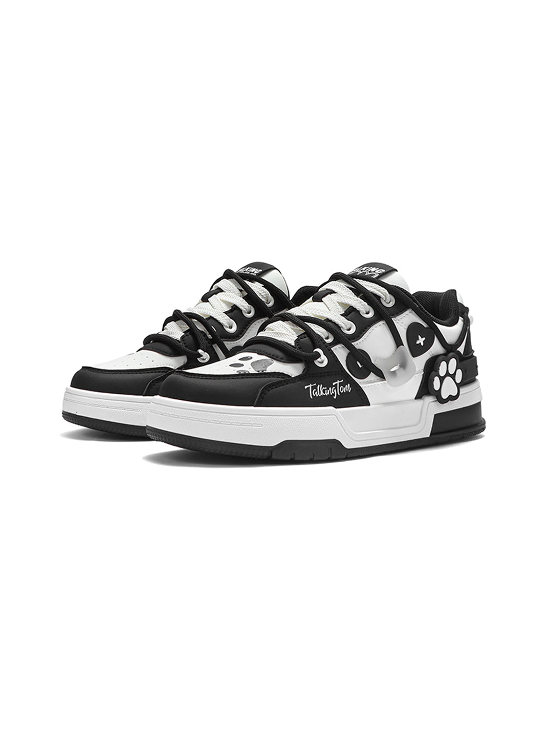 Paw-Panel Padded Low-Top Court Sneakers - View 8
