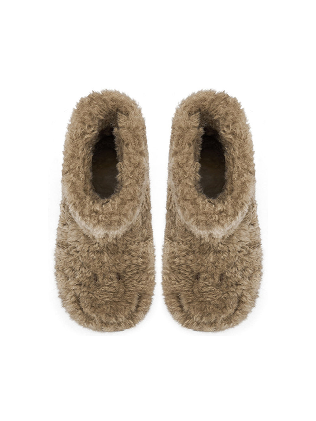 Teddy Bear Plush Platform Ankle Boots - View 10