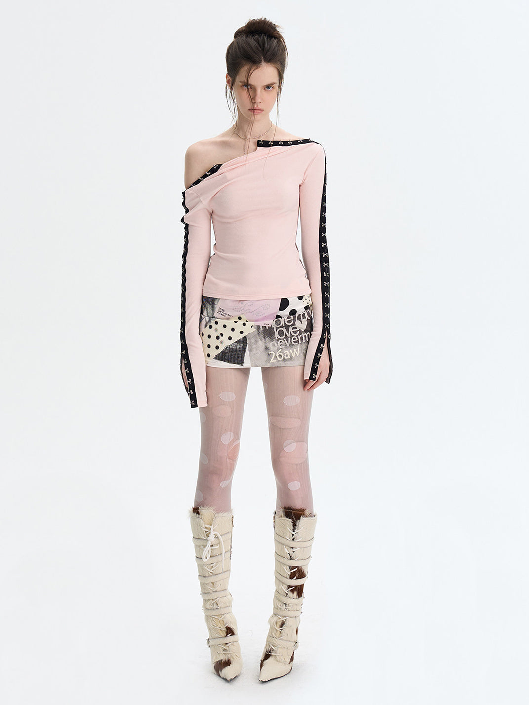 Reversible Brushed Turtleneck Base-Layer Top - View 6