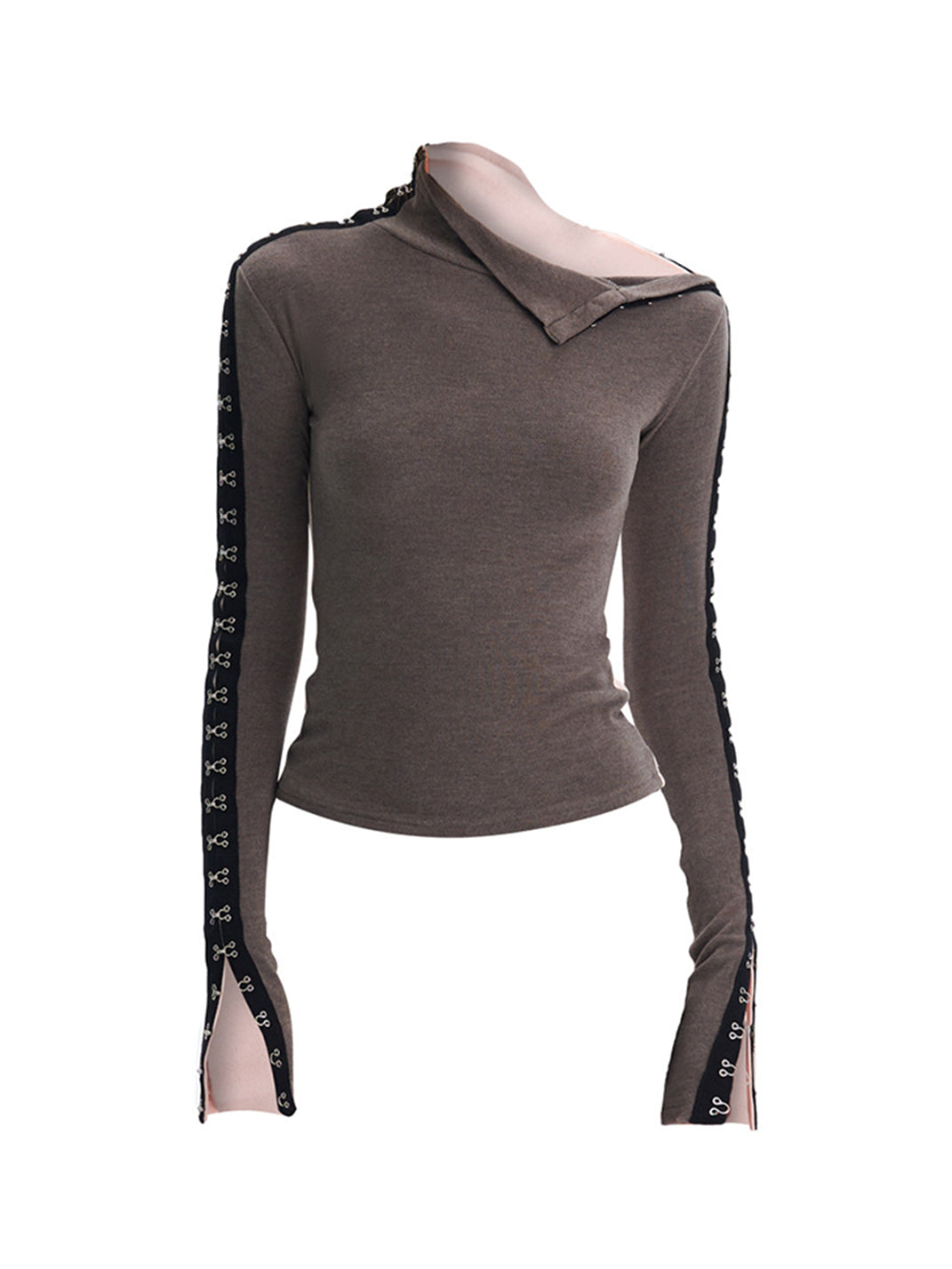 Reversible Brushed Turtleneck Base-Layer Top - View 8