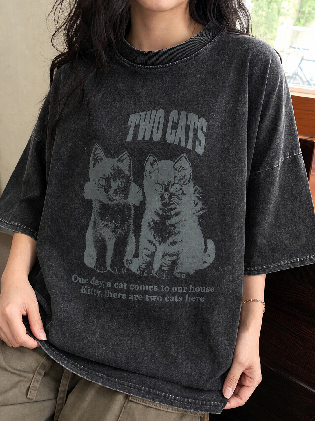 Two Cats Vintage Tee UGC showcase 3