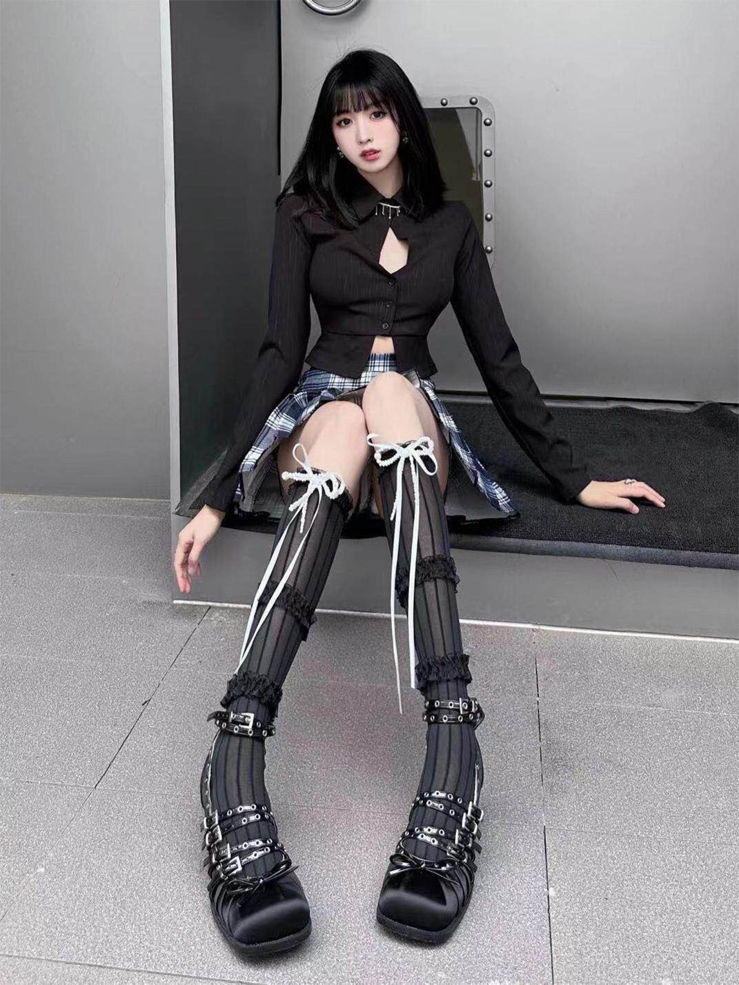 Studded-Strap Spring-Heel Mary Janes - View 5