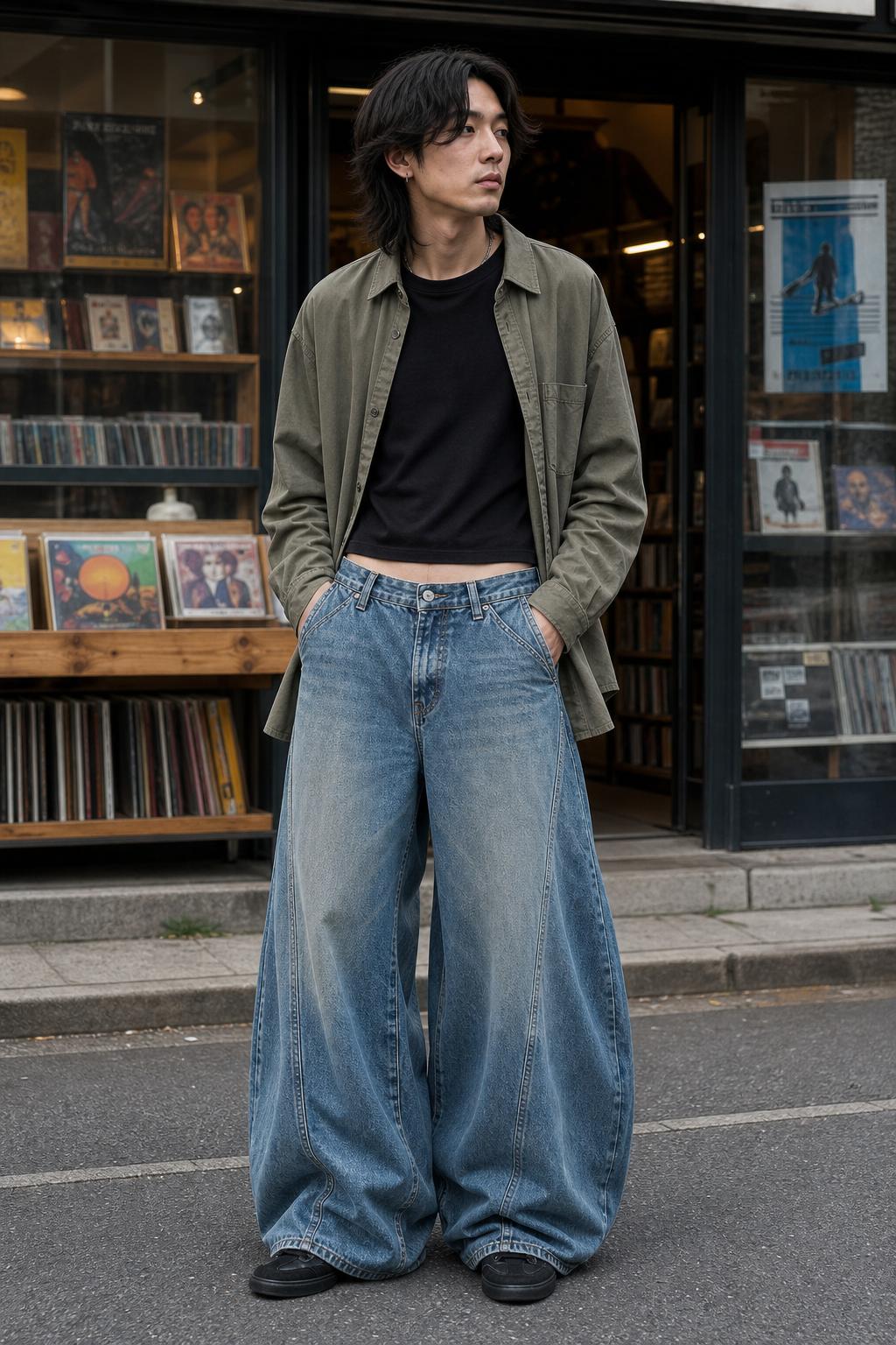 Ultra Wide-Leg Balloon Jeans UGC showcase 2