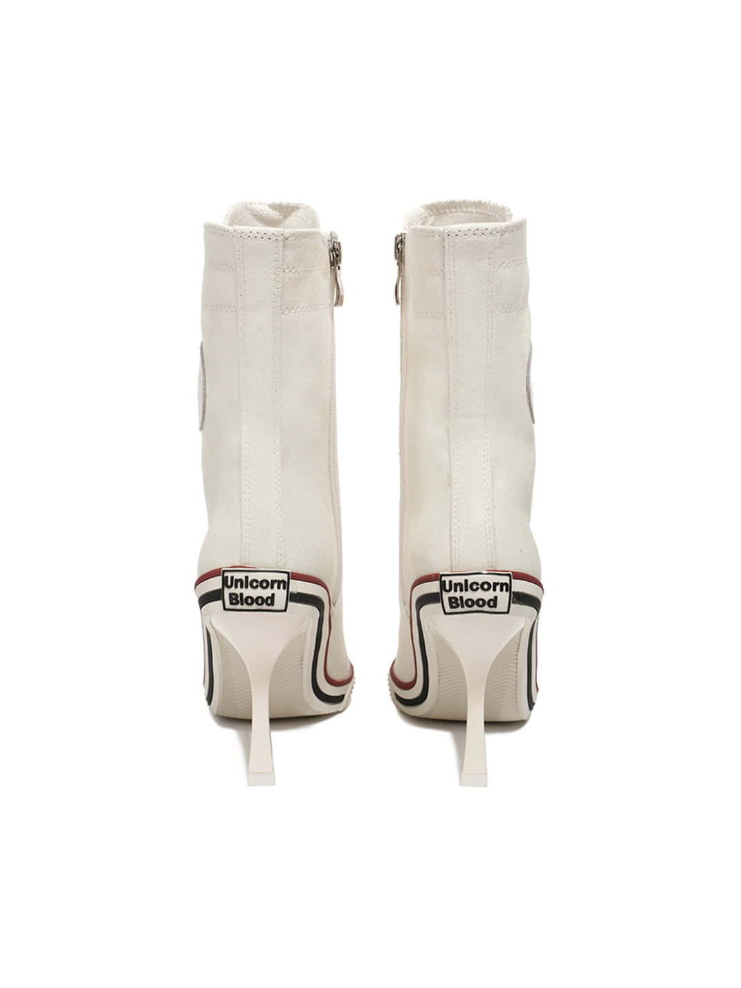 Sporty 8cm Canvas Heel Boots - View 18